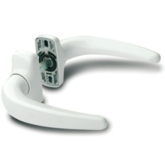 Béquille double horus 2051i fapim carré 8 mm - blanc 9016 - 2051_qx