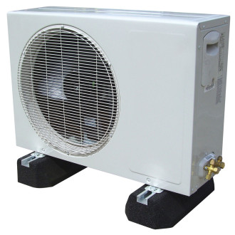 Support de PAC Rubber Foot Fix-it - XL modèle 1000 x 180 x 95 mm - charge maxi par pied 500 kg - la paire