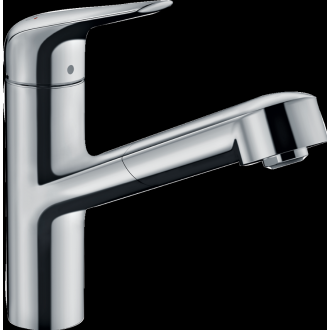 Mitigeur de cuisine HANSGROHE Focus M42 , avec douchette extractible 1 jet chromé - 71814000 Mitigeur de cuisine HANSGROHE Focus M42 , avec douchette extractible 1 jet chromé - 71814000