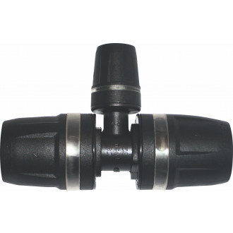 Té réduit avec sortie centrale augmentée - Diamètre : 20- 25- 20 Té réduit avec sortie centrale augmentée - Diamètre : 20- 25- 20