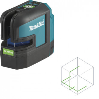 Laser croix 35 m 12 v cxt li-ion  makita - en sacoche - sk105gdz