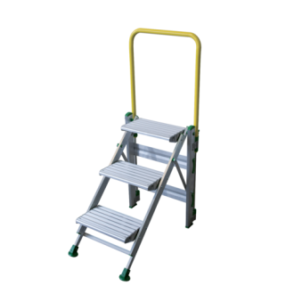 Marche pied extra-plat FACAL PLIO - 3 marches - hauteur de travail 2m73 - PO-3