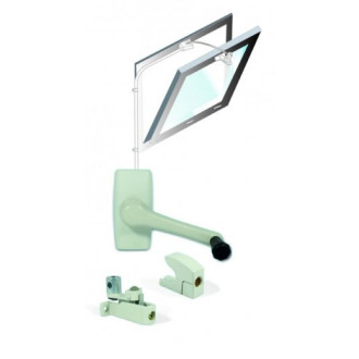 Kit ferme imposte manivelle Windy 605 noir SOUCHIER pour châssis abattant intérieur L.6.05m - 26811