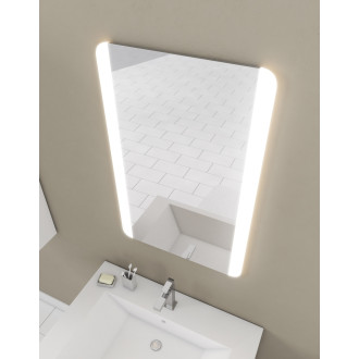 Miroir salle de bain led auto-éclairant border lines 70x45 Aurlane - MIR025