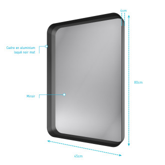 Miroir 80x45 dotz Aurlane - MIR036