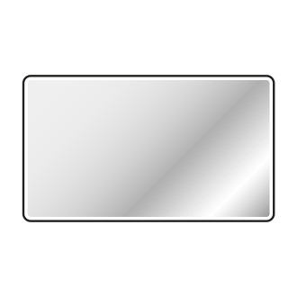 Miroir salle de bain avec éclairage LED et contour noir - 120x70cm - GO BLACK LED Aurlane - MIR058