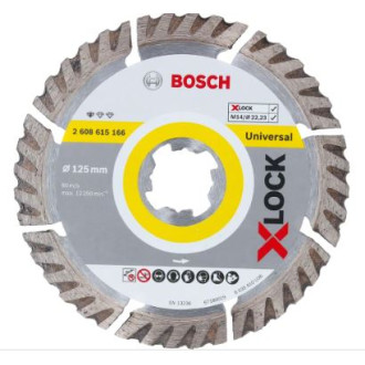 Disque diamant x-lock standard universal bosch 125 mm - 2608615166