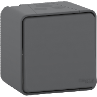 Bouton poussoir mural pour motorisations toutes marques - schneider electric