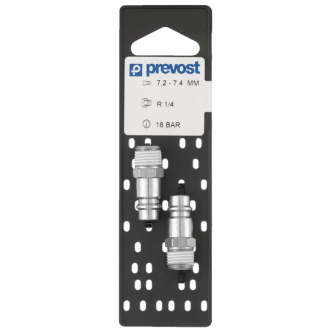 Embout prevost filetage mâle conique r 1/4 - la paire - erp 076151p2