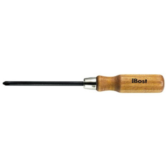 Tournevis BOST Manche bois - Lame cruciforme Phillips - 5 X 100 mm - 604050
