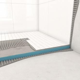 Bac receveur de douche à carreler 160x90cm recoupable sur mesure + bonde horizontale - rainy Aurlane - PACR007