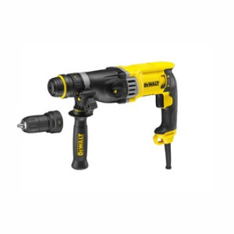 Perforateur DEWALT SDS Plus 28mm + Poignée + butée de profondeur et mandrin - D25144K
