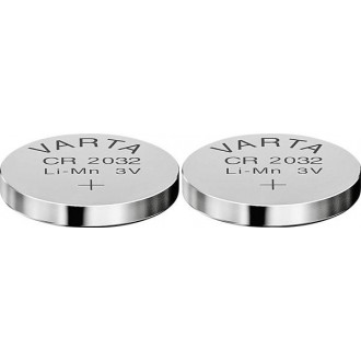 Pile ronde lithium 3v cr2032 varta - blister de 2 - 6032101402