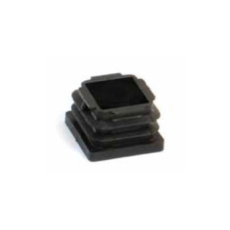 Embout noir entrant AVL pour tube carre T30x30 - 37330