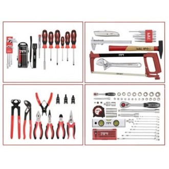 Valise de 116 outils mécanicien en alu 1/4' + 1/2' JET TOOLS - Y-116B