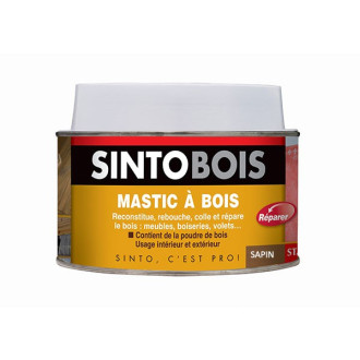 Mastic SINTOBOIS + Tube durcisseur SINTO - Sapin - Boite 170 ml - 33780