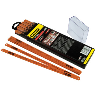 Lame de scie à métaux rubis STANLEY HSS Molybdène L.300 mm 10 Dents - 1-15-906 