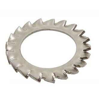 Boite de 200 rondelles éventail acton à dentures extérieure - inox  - ø 8mm - inox a2 - 645138