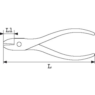 Pince électronique coupante axiale sam - 551t