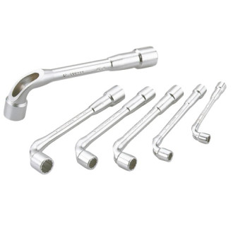 Jeu 6 clés a pipe débouchée 6/12 pans 7 a 17 mm SAM - 93SDJ6