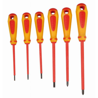 Jeu de 6 tournevis bimatiere gamme vde SAM - ZTBJ6
