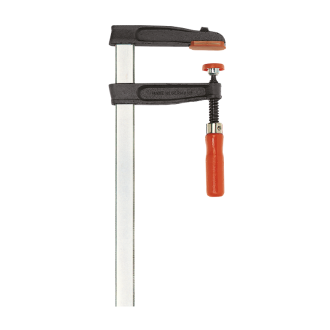 Presse à vis fonte et acier TGR - BESSEY - poignée bois - serrage 600 mm - saillie 120 mm - Rail 30x8 mm - TGR60S12