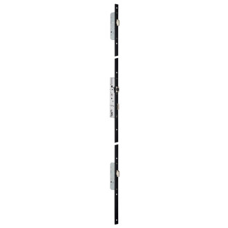 Serrure 3 points 92MTX METALUX pêne basculant 1/2 tour U7/39 mm - Sans gâche - F1U7390200