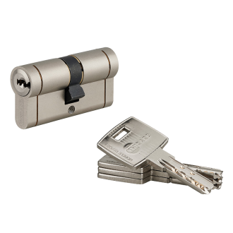 Demi-cylindre Transit THIRARD - Profil européen - 60x10 mm - 4 clés - 018740