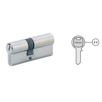 Cylindre sa nickelé 45x50 mv 24252 vis 60 mm thirard - 16456