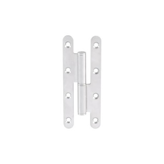 Paumelle en acier inoxydable – 140x55x2.5 mm - Gauche - LTPML140X44-304G