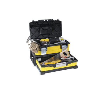 Boite à outils à tiroir bi-matière jaune 51cm STANLEY - 1-95-829