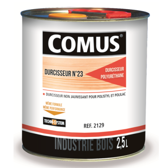Durcisseur polyuréthane non jauni N°23 2129 COMUS - 2.5 L - 7853