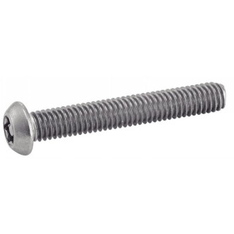 Vis à métaux tête bombée 6 lobes inviolable acton inox a2 7380 - 6x25mm - boite de 100 - 628056x25