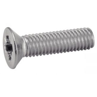 Boite de 100 vis à métaux acton tête fraisée - pozidriv - ø6 x 50 mm - 622146x50