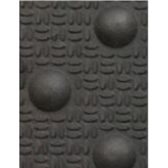 Dalles podotactiles autoadhésives Dinalert DINAC Noir DV15 MTA - 825 x 412 mm - 102007D