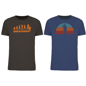 Lot de 2 t-shirt de travail BOSSEUR Evo Taupe - 12230-003