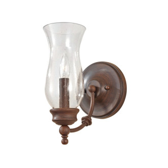 Applique pickering lane, bronze et verre, 1 ampoule
