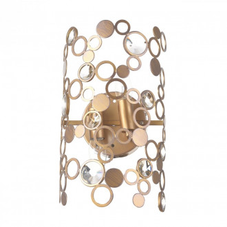 Applique murale laiton neoclassic 2 ampoules 13 cm