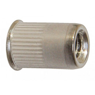 Boite de 50 écrous crantés ACTON à sertir - Ø8 mm - Tête affleurante Inox A2 - 626338