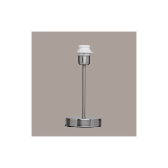 Lampe de table argentée megapolis 1 ampoule 28 cm