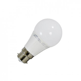 Ampoule led B22 7 watt (eq. 40 watt) - Couleur eclairage - Blanc chaud 3000°K
