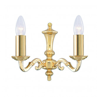 Applique 2 ampoules séville, en laiton antique