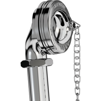 Bonde de baignoire cw4 a bouchon et chainette chr