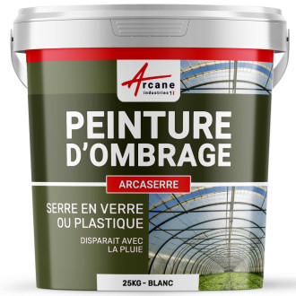 Peinture d'ombrage pour serre agricole ou industrielle Blanc 25 kg - ARCASERRE