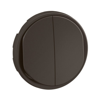 Enjoliveur pour double poussoir NO+NF lumineux Céliane - Noir - LEGRAND - CN3001