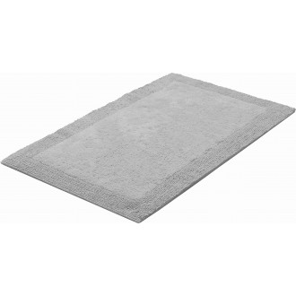 Tapis de salle de bain luxor gris 50 x 80 cm