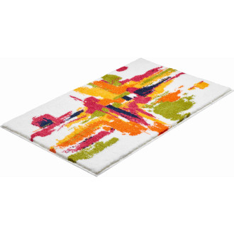 Tapis de salle de bain mezzo blanc 70 x 120 cm