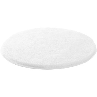 Tapis de salle de bain lex blanc rond 80 cm