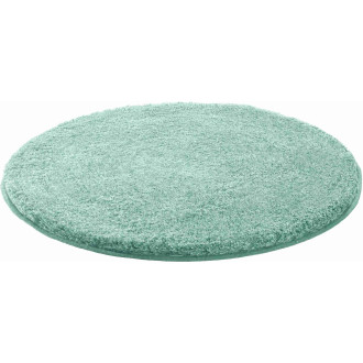 Tapis de salle de bain lex vert rond 80 cm