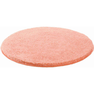 Tapis de salle de bain lex rose rond 80 cm